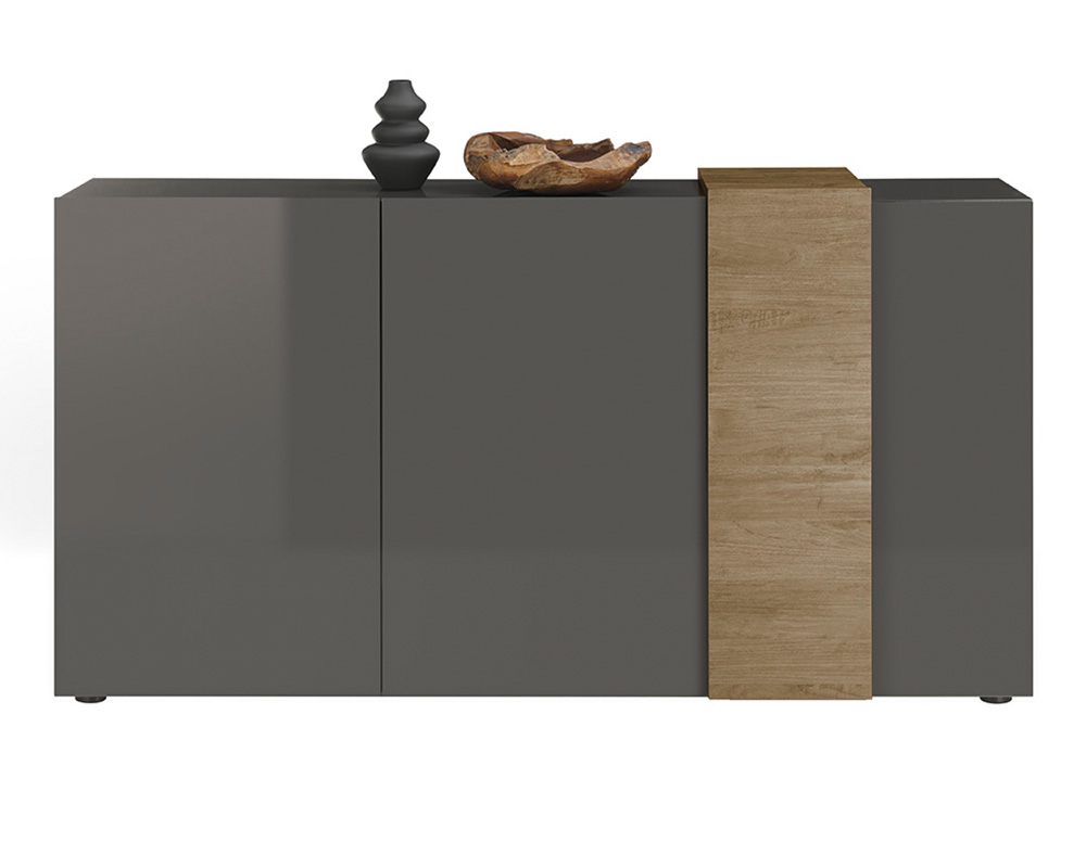 Positano Komoda wysoka 3-drzwiowa